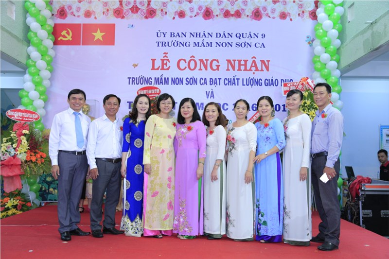 Quyết định công nhận đạt tiêu chuẩn chất lượng giáo dục năm học 2015 - 2016 